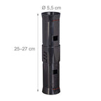 Relaxdays Catch and Release Live Mole Trap, Adjustable Length, Check Openings, Humane, Plastic, Black