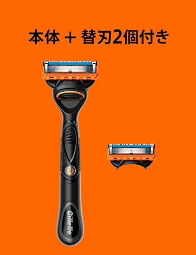 Gillette Fusion Electric Body (Includes 2 Replacement Blades), Deep Shaving, Ultra Thin 5 Blades, Shaving, Razor, Men