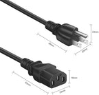 Power Cord Cable for Instant Pot Electric Pressure Cooker, Power Quick Pot, Rice Cooker, Microwave, Soy Milk Maker, and More Kitchen Appliance 3ft Replacement 3 Prong Cable