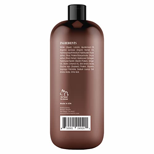 Botanic Hearth Biotin Conditioner with Ginger Oil & Keratin | For Hair Growth |With Turmeric Extract, Argan Oil, Tea Tree Oil & Vitamin E | Sulphate & Paraben Free | 16 fl oz