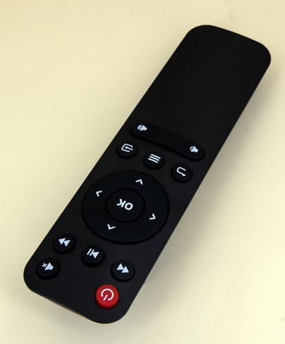 Replacement Remote Control for Vankyo Performance V700 V600 V620 V630 M18 V630W V610 Mini LED LCD Portable Projector (with Mounting Bracket)