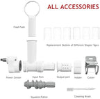 Pasta Maker Attachment for Kitchenaid Stand Mixer with 6 Different Shapes of Pasta Outlet, Durable Kitchenaid Accessories and Attachments, Dishwasher Safe