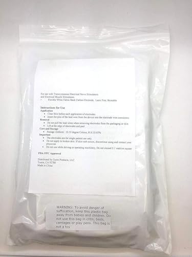 Santamedical TENS Unit Replacement Pads 2x2 40 Pcs Premium Reusable Electrode Pads - Self Adhesive Electro Therapy Patches for Electrical Stimulation - Non Irritating Stim Pads Design