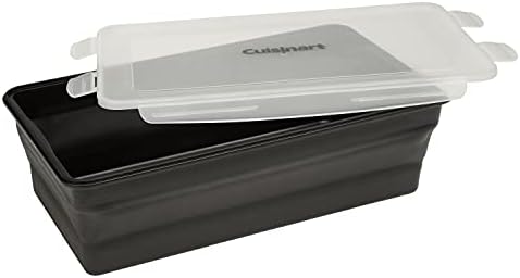Cuisinart XL Collapsible Marinating Container, Large Capacity Grill Accessories Perfect for BBQs and Tailgates, Marinade and Brining Prep, Collapsible Silicone for Easy Storage