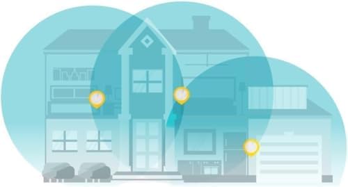 TP-Link Deco Mesh WiFi System(Deco M5) –Up to 5,500 sq. ft. Whole Home Coverage and 100+ Devices,WiFi Router/Extender Replacement, Anitivirus, 3-pack
