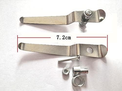 Microscope Accessories Kit 2pcs Stereo Biological Microscope Stage Clips Stainless Steel Microscope Slides (Color : 7.2CM)