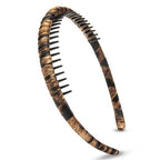 STHUAHE4PC Multicolor Protection Resin Teeth Comb Hair Hoop Hairband Headband Hair Accessories by Beauty hair (4-color)