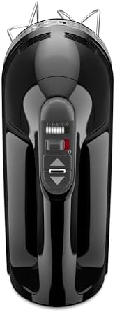 KitchenAid 9-Speed Digital Hand Mixer with Turbo Beater II Accessories and Pro Whisk - Onyx Black