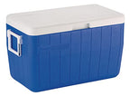 Coleman Chiller Series 48qt Insulated Portable Cooler, Hard Cooler with Ice Retention & Heavy-Duty Handles, Great for Camping, Tailgating, Beach, Picnic, Groceries, Boating & More