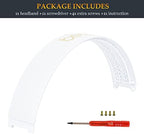 Dre Studio 3 Wireless Headband as Same as The OEM Replacement Arch Band Studio3 Accessories Parts Compatible with Beats by Dr Dre Studio 3/A1914 Studio 2 Wired/Wireless Headphones (White)
