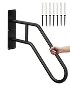 Handrails for Outdoor Steps Stair Railing Indoor, Stairs Wall Mounted Metal Handrail for The Elderly, Kids, Disabled, Pregnant Women
