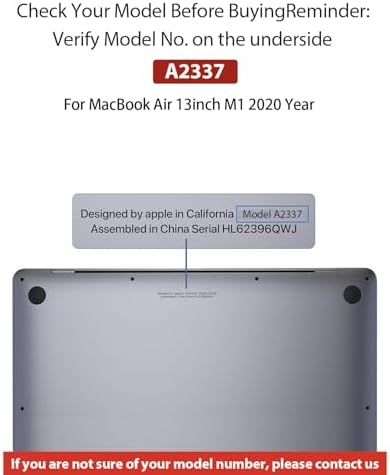 YUSE A2337 Screen Replacement 13.3” for MacBook Air 2020 Year M1 Retina, EMC 3598 MGN63 MGN93 MGND3 MGN73 MGNA3 MGNE3 A Full LED LCD Display Assembly 2560x1600 (Rose Gold)