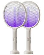 GAIATOP Electric Fly Swatter, 3200V Rechargeable 2 in 1 Fly Swatter, 1200mAh Bug Zapper Racket with UV Light Fly Zapper Dual Mode for Indoor and Outdoor Home Office Backyard Patio Camping