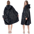 Krifey Wearable Blanket Hoodie, Oversized Sherpa Hooded as Birthday Gifts Christmas Gifts for Mom Women Girlfriend Men, Cozy Sweatshirt with Giant Pocket