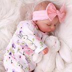 BABESIDE Lifelike Reborn Baby Dolls Girl - 20 Inch Realistic Newborn Baby Dolls with Poseable Body, Real Life Baby Dolls with Accessories for 3+ Year Old Girls Gifts, Pretend Play, Collection