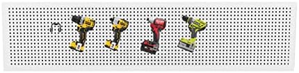 KINOMI 24 Pack Pegboard Hooks Heavy Duty Pegboard Drill Holder Power Tool Holder, Value Set, Large Pegboard Accessories and Hooks for Tools, Power Drills, Art and Craft Supplies etc