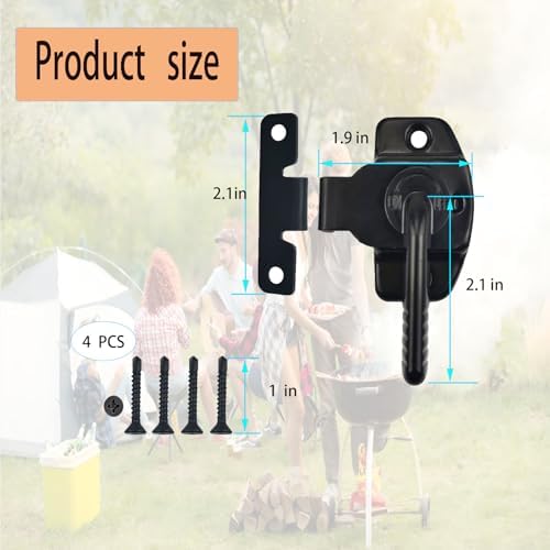 Smoker Door Latch for Pit Boss 1077, Replacement Parts Latch Kits for Pit Boss Pro Series II 4 / Pitboss PBV4PS2/10739 /Cuisinart/Masterbuilt Electric Smoker,pit boss pro series parts