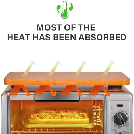 Cutting Board for Breville Smart Oven Air Fryer Pro BOV900BSS, Accessories for Breville Toaster Oven Heat Resistant Cutting Board, Crate Extra Storage, Protects Toaster Oven Surfaces