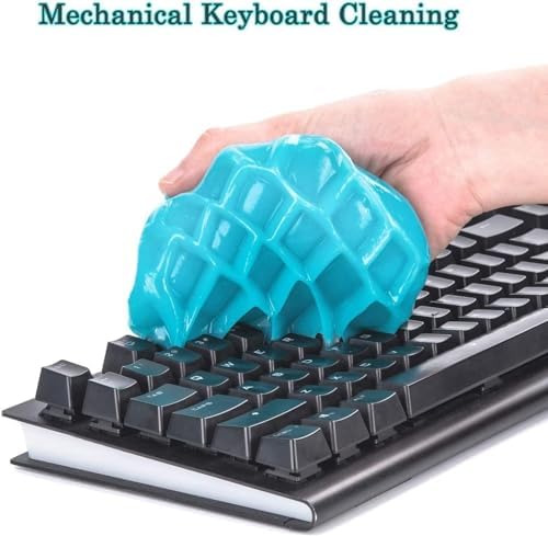 COLORCORAL 2Pack Cleaning Gel Universal Dust Cleaner for Car Vent Keyboard Cleaning Detailing Slime Putty Cleaning Kit Car Accessories, Gifts for Adults Men Women Kids Teens