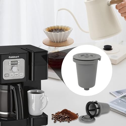 2PCS Reusable Filter Cup for Cuisinart Coffee Maker Filter, Replacement Parts for Cuisinart SS-RFC Home Barista Single Serve Coffee Maker