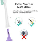 Toothbrush Replacement Heads for Philips Sonicare Heads, Electric Brush Head Compatible with Phillips Sonic Care Head, 8 Pack