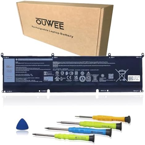 86Wh 69KF2 Battery Replacement for Dell G7 15 7500 G15 5510 5511 5515 5520 5521 XPS 15 9500 9510 9520 Precision 5550 5560 5570 Alienware M15 R3 R4 M17 R3 R4 Inspiron 7510 7610 7620 P87F P91F