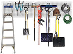 KINOMI 24 Pack Pegboard Hooks Heavy Duty Pegboard Drill Holder Power Tool Holder, Value Set, Large Pegboard Accessories and Hooks for Tools, Power Drills, Art and Craft Supplies etc