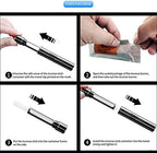 Car Air Fresheners Scents Diffuser Vent Clips Perfume Essential Oil sticks Fro Women Men Automotive Fragrance Decoration Accessories(Black)