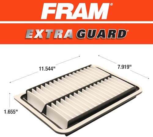 FRAM Extra Guard CA10171 Replacement Engine Air Filter for Select Toyota Venza and Camry Models, Provides Up to 12 Months or 12,000 Miles Filter Protection