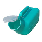 YUMSUM Thick Firm Male Urinal Urine Bottle with Replacement Lids 32oz./1000mL (Green,2 Pack)