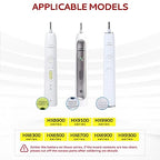 800mAh Electric Toothbrush Battery Compatible with Philips Sonicare Replacement Parts HX89 HX91 HX99 Series with Solder Wire and Rapid Disassemble Tools Set