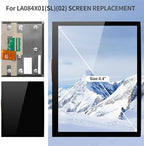 for Uconnect 4C UAQ Screen Replacement for 4C UAQ LA084X01(SL)(02) LCD Screen Display for Jeep Dodge RAM Chrysler 2017-2021 LA084X01(SL)(01) Digitizer Screen Touch Assembly Replacement Black 8.4"