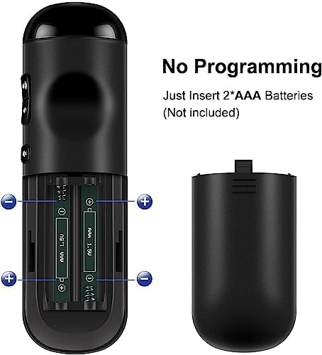 OEM Replacement Remote Control Compatible with All Element Roku TV Smart 4K Ultra HDTV 【Only Works with Element Roku TV, Not for Roku Stick and Roku Box】 (Netflix/Disney Plus/Apple TV+ / HBO Max)