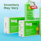 BugMD Ant Killer & Bug Spray - Roach and Cockroach Killer Indoor, Spider Spray for Home, Fly and Insect Defense, Natural, Safe with Essential Oils, Plant-Powered, Pest Control - Starter Kit
