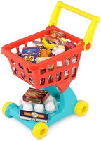 Battat Pretend Shopping Playset Groceries & Cart 29 Play Food Items Kitchen Accessories 2+ Years Shopping Day Grocery Cart