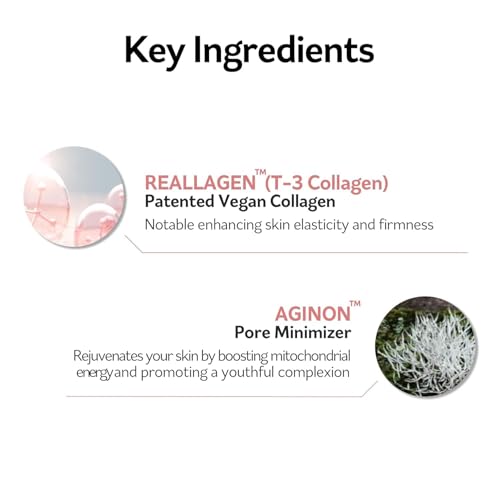 PESTLO Baby Collagen Glow Mask - Korean Peel Off Mask Skincare Infused with Reallagen/T3 Vegan Collagen, Aginon, Volufiline, for Elasticity, Firmness, Glow Skin, and Optional Overnight Use