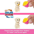 Barbie Doll & Playset with 2 Toy Dog Figures & 10+ Accessories, Puppy Slumber Party with Color-Change Feature, Sleeping Bag, Eye Masks & More