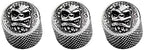Guyker Guitar Bass Potentiometer Control Knobs with 6mm Dia. Shaft Pots - 3PCS Zinc alloy Speed Tone Volume Knob Replacement for Electric Guitar or Precision Bass, (No.5 Pattern Top, Antique silver)
