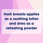 Fresh Body FB Fresh Breasts Anti-Chafing Deodorant Lotion to Powder, 3.4 Fl Oz (4 Pack) Anti Chafe Cream Whole Body Deodorant for Women, Inner Thighs & Areas that Sweat, No Talc, Aluminum & Fragrance