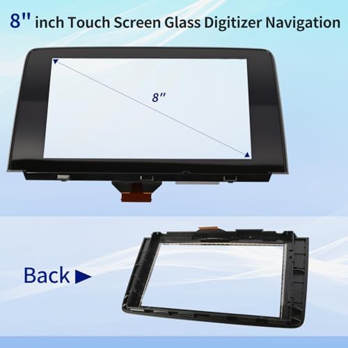8" inch Touch Screen Glass Digitizer Navigation Replacement Fit for Mazda CX9 CX-9 2016 2017 2018 2019 Replace# TK49-611J0, TK49-611JA, TK49-611JB