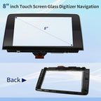 8" inch Touch Screen Glass Digitizer Navigation Replacement Fit for Mazda CX9 CX-9 2016 2017 2018 2019 Replace# TK49-611J0, TK49-611JA, TK49-611JB