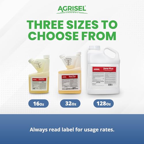 Agrisel Zone Plus Insect & Pest Control, Broad Spectrum, for Indoor & Outdoor, Effective Against 100 Pests, Eco-Friendly, 3-Pack of Disposable is Included with Purchase, 32 Ounce