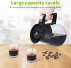 CM401 10-Cup Coffee Pot Replacement for Ninja Specialty Hot & Iced Coffee Maker, Compatible with Ninja CM400 CM371 CFN601 CFP101 CP300 CP301, Glass Carafe with Brew-Through Lid