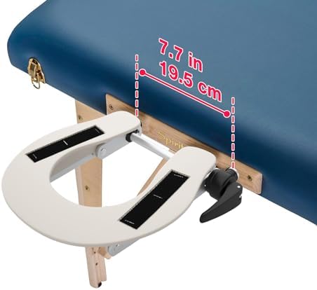 Noverlife Aluminum Universal Face Cradle for Massage Table, Lightweight Standard Massage Headrest Cradle, Professional Face Space Holder Face Cradle Replacement for Massage Bed Spa Beauty Therapy