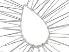 Flexible Stainless Bird Spikes with Plastic Base, Pigeon Fence (5 Feet Coverage 3 Strips)