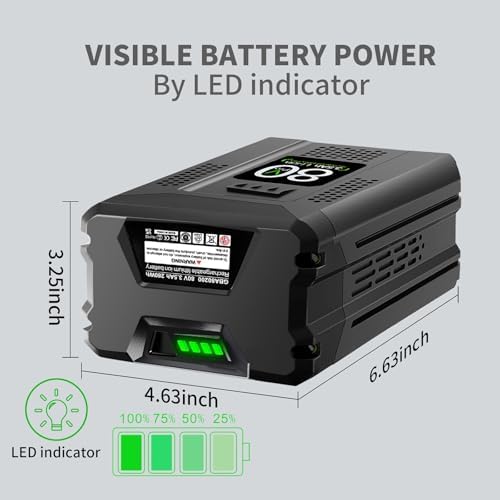 80V 3.5Ah Replacement Battery for Greenworks PRO 80V Battery GBA80200 GBA80300 GBA80400 GBA80500 Compatible with 75+ Greenworks Tools