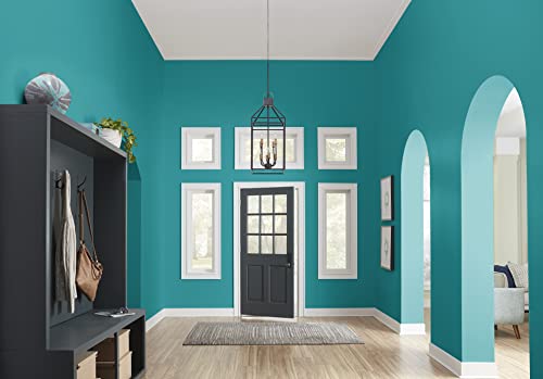 KILZ TRIBUTE Paint & Primer, Interior, Color Sample, True Teal, 8 Ounces