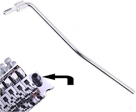 6mm Double Tremolo Arm, Tremolo Bar, Whammy Bar for Floyd Rose Tremolo System, Electric Guitar Replacement, Silver