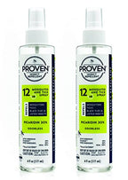 Proven Insect Repellent Spray – Keep Mosquitoes, Ticks and Flies Off, DEET Alternative Repellent, Up to 12-Hour Protection, Great for Camping or Hiking – 6 oz, Odorless Spray, 2 Pack