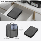 Yarwo Visible Dust Cover Compatible with Ninja BW1001 Belgian Waffle Maker PRO NeverStick, Protective Cover with Top Handle and Pockets Fits Waffle Iron, Pour Cup, Tongs or Other Kitchen Accessories